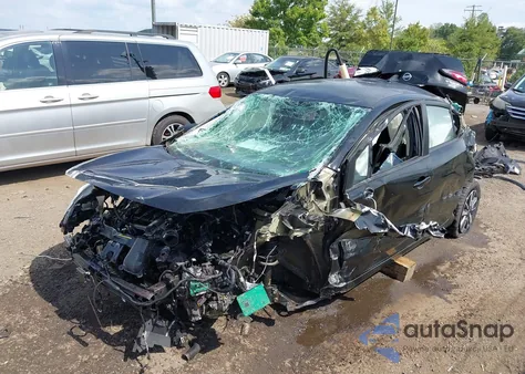 2021 Nissan Versa Sv Xtronic Cvt from USA, damaged, VIN 3N1CN8EV3ML866935